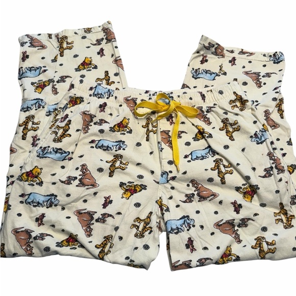 Disney Winnie The Pooh Women's Classic Character Art Loungewear Pajama Pants SzS - Picture 9 of 11